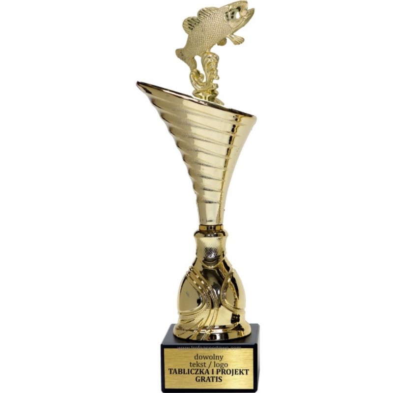 Puchar NT1000 z figurką ryba wędkarstwo