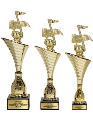 Puchar NT1000 z figurką nuta muzyka