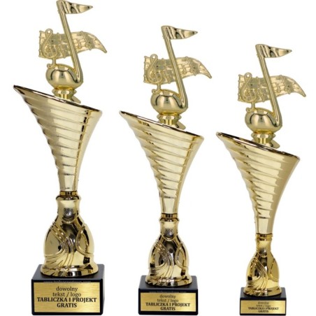 Puchar NT1000 z figurką nuta muzyka