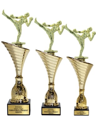 Puchar NT1000 z figurką kickbokser kickboxing