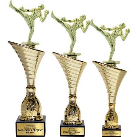 Puchar NT1000 z figurką kickbokser kickboxing