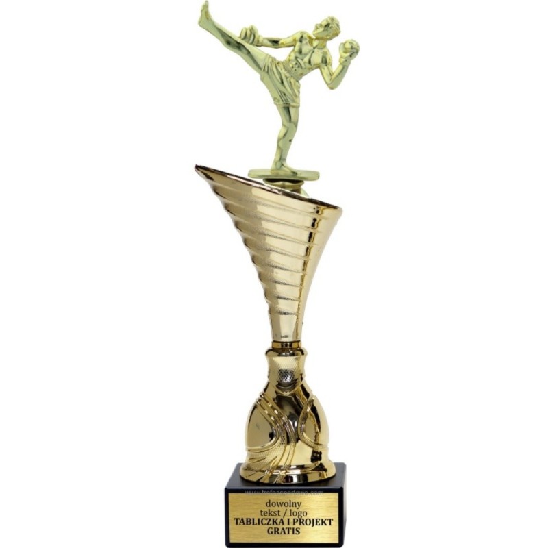 Puchar NT1000 z figurką kickbokser kickboxing