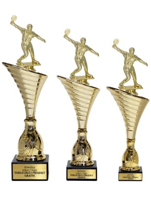 Puchar NT1000 z figurką tenisista stołowy tenis stołowy