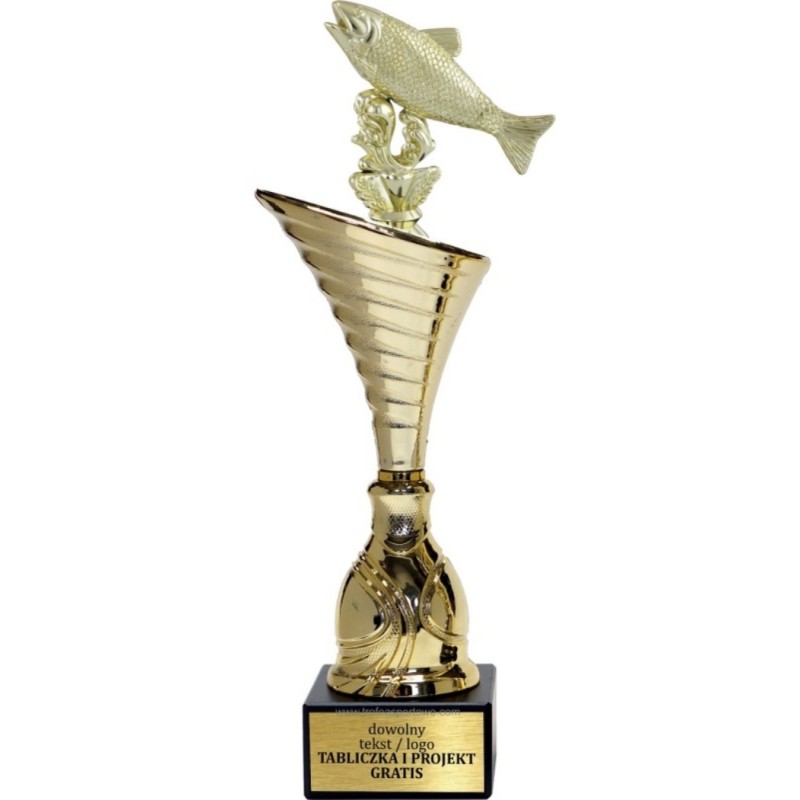 Puchar NT1000 z figurką ryba wędkarstwo
