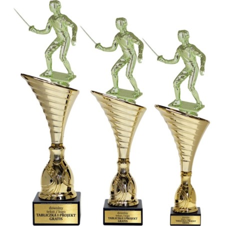 Puchar NT1000 z figurką szermierz szermierka
