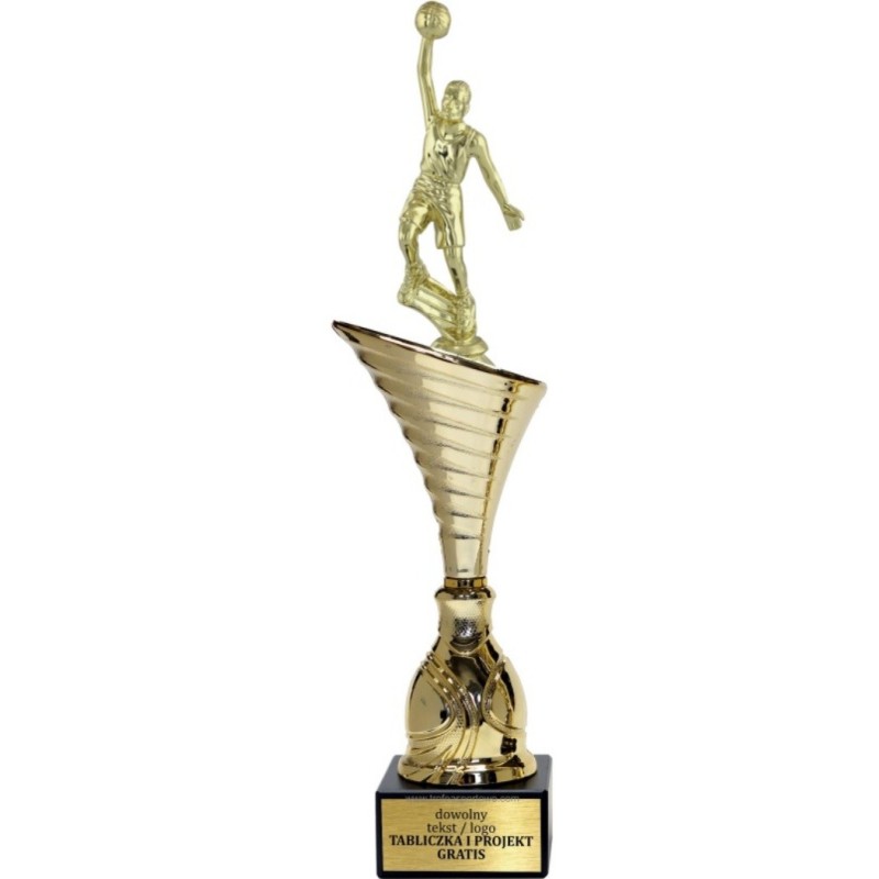 Puchar NT1000 z figurką koszykarz koszykówka