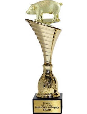 Złoty puchar z figurką hodowla zwierząt - NT1000 puchar tematyczny z dyscypliną