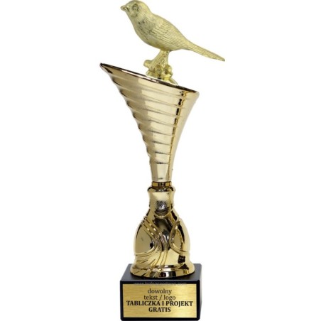 Złoty puchar z figurką hodowla zwierząt - NT1000 puchar tematyczny z dyscypliną