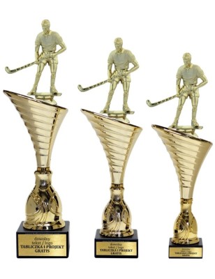 Puchar NT1000 z figurką unihokej