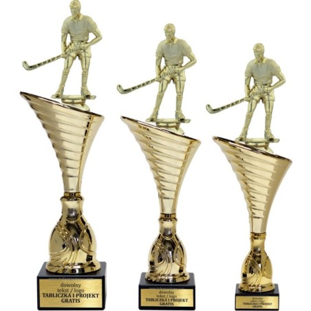 Puchar NT1000 z figurką unihokej