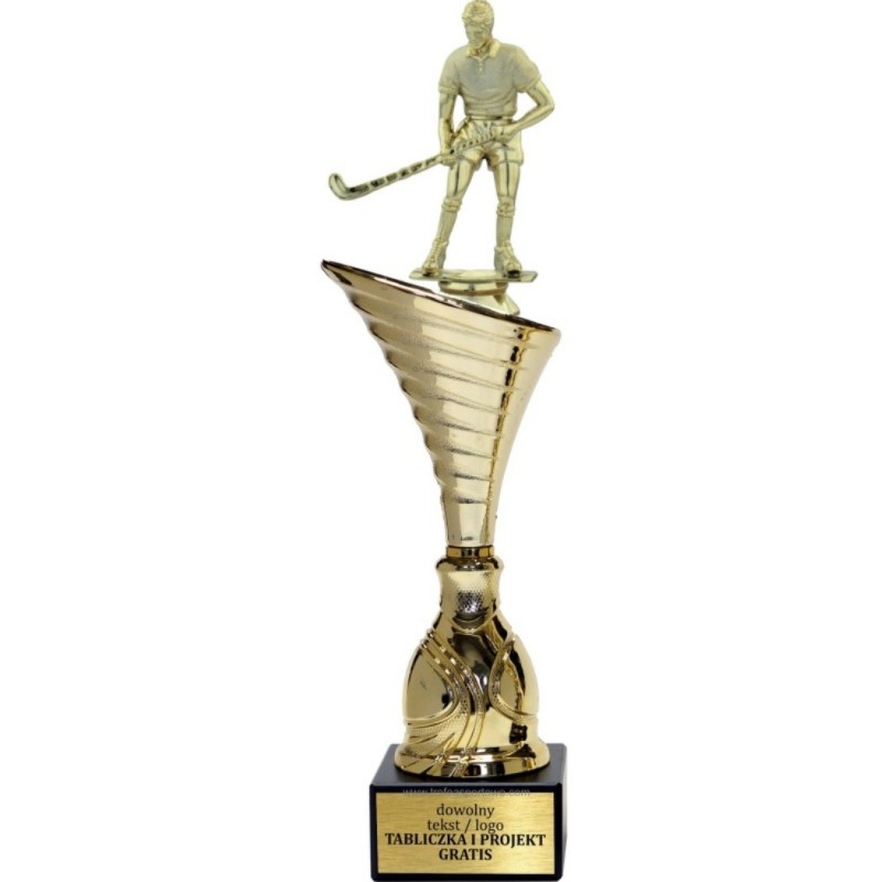 Puchar NT1000 z figurką unihokej