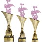 Komplet pucharów NT1000 z figurką nuta muzyka 32-29-28 cm