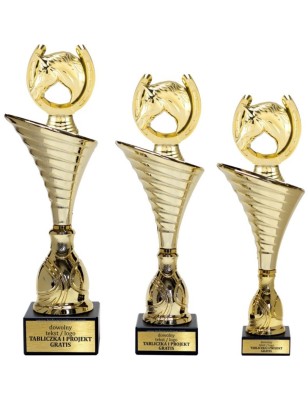 Puchar NT1000 z figurką podkowa koń jeździectwo