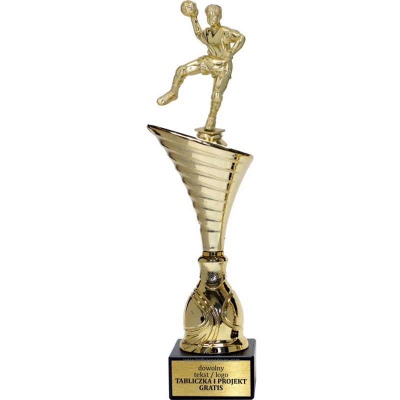 Puchar NT1000 z figurką szczypiornista piłka ręczna