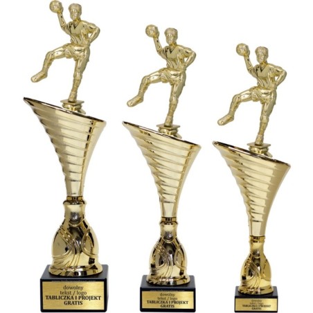 Puchar NT1000 z figurką szczypiornista piłka ręczna