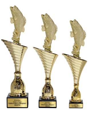 Puchar NT1000 z figurką ryba wędkarstwo