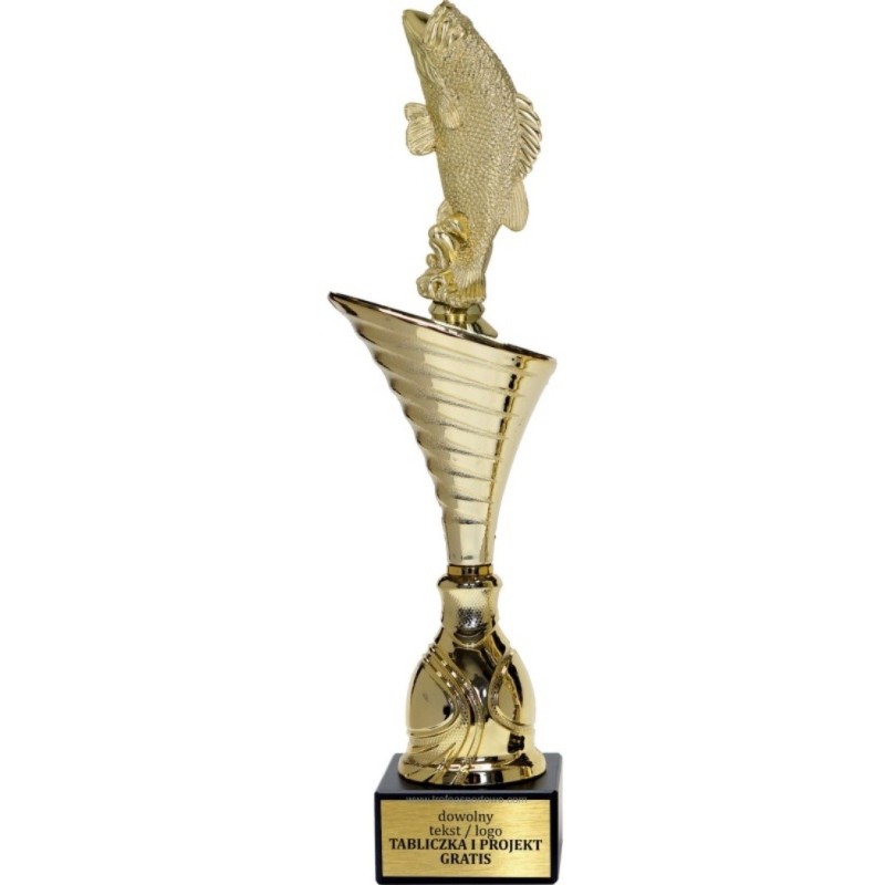 Puchar NT1000 z figurką ryba wędkarstwo