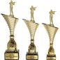 Zestaw pucharów NT1000 z figurką strzelec strzelectwo 30-27-26 cm