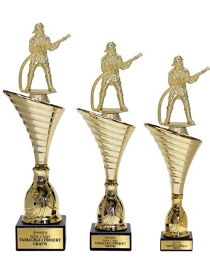 Puchar NT1000 z figurką strażak straż pożarna