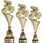 Zestaw pucharów NT1000 z figurką kolarz kolarstwo 33-30-29 cm