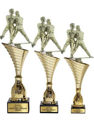 Puchar NT1000 z figurką judoka judo sztuki walki