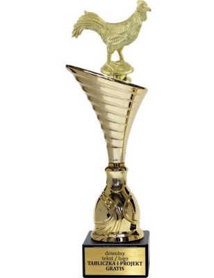 Złoty puchar z figurką hodowla zwierząt- NT1000 puchar tematyczny z dyscypliną