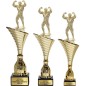 Zestaw pucharów NT1000 z figurką kulturysta kulturystyka 34-31-30 cm