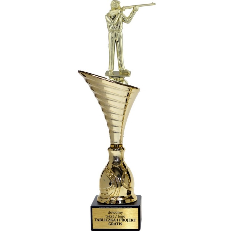 Puchar NT1000 z figurką strzelec strzelectwo myślistwo