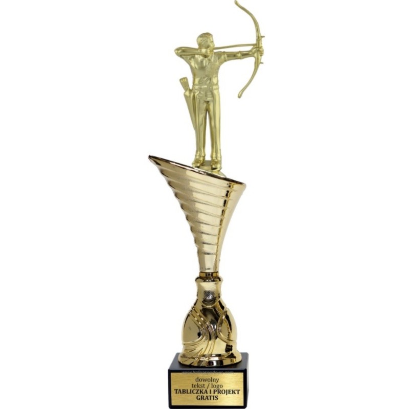 Puchar NT1000 z figurką łucznik łucznictwo