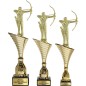 Komplet pucharów NT1000 z figurką łucznik łucznictwo 41-38-37 cm