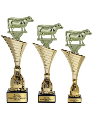 Puchar NT1000 z figurką krowa hodowla zwierząt