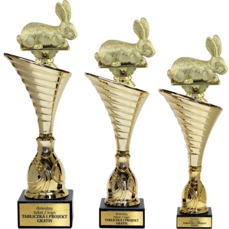 Puchar NT1000 z figurką królik hodowla zwierząt