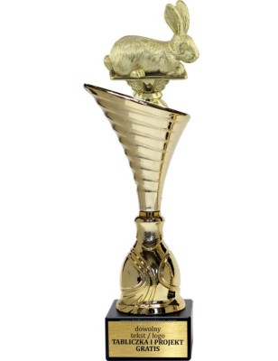 Złoty puchar z figurką hodowla zwierząt - NT1000 puchar tematyczny z dyscypliną