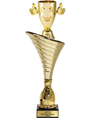 Złoty puchar z figurką uniwersalne - NT1000 puchar tematyczny z dyscypliną