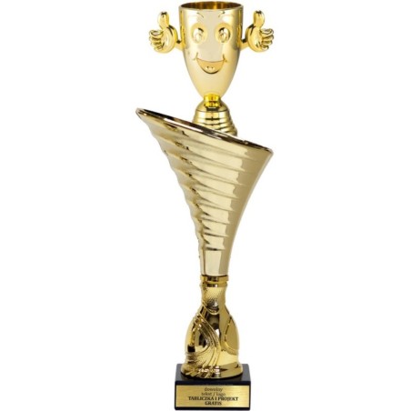 Złoty puchar z figurką uniwersalne - NT1000 puchar tematyczny z dyscypliną