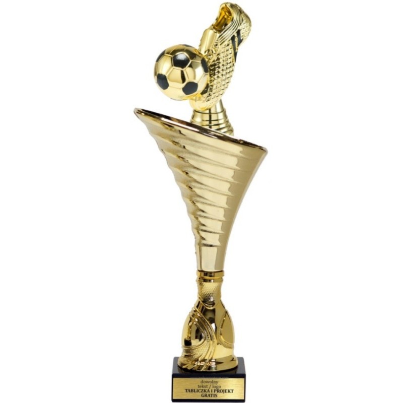 Puchar NT1000 z figurką korki piłka nożna
