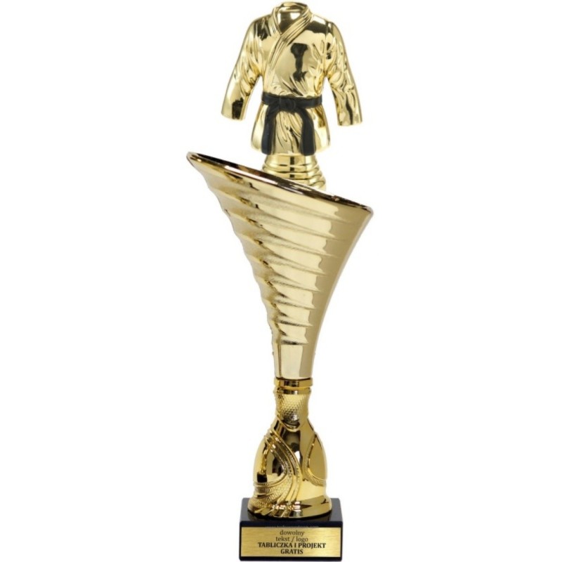 Puchar NT1000 z figurką kimono karate sztuki walki