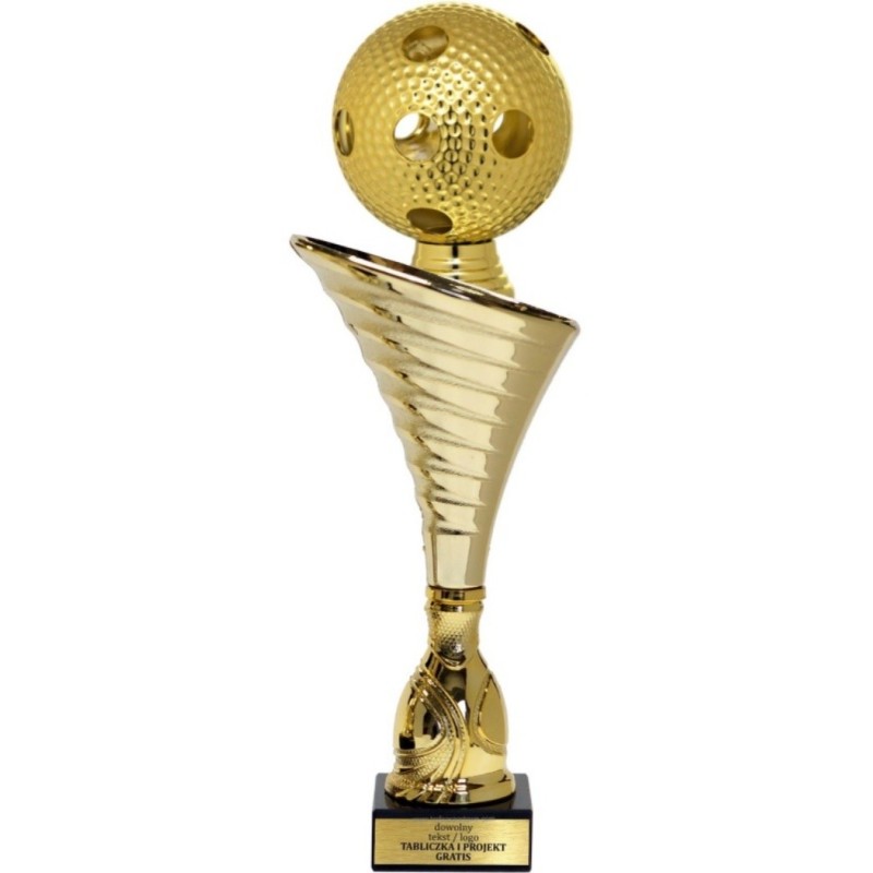 Puchar NT1000 z figurką floorball unihokej