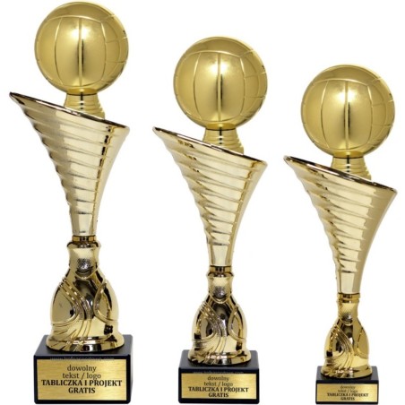 Puchar NT1000 z figurką siatkówka