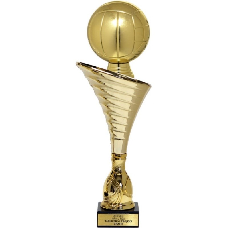 Puchar NT1000 z figurką siatkówka