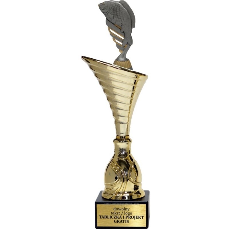 Puchar NT1000 z figurką ryba wędkarstwo