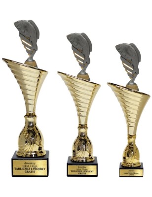 Puchar NT1000 z figurką ryba wędkarstwo