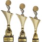 Komplet pucharów NT1000 z figurką golf 34-31-30 cm