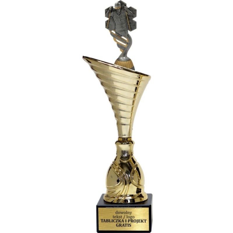 Puchar NT1000 z figurką biegi narciarskie sporty zimowe