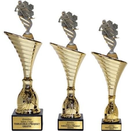 Puchar NT1000 z figurką narciarstwo sporty zimowe