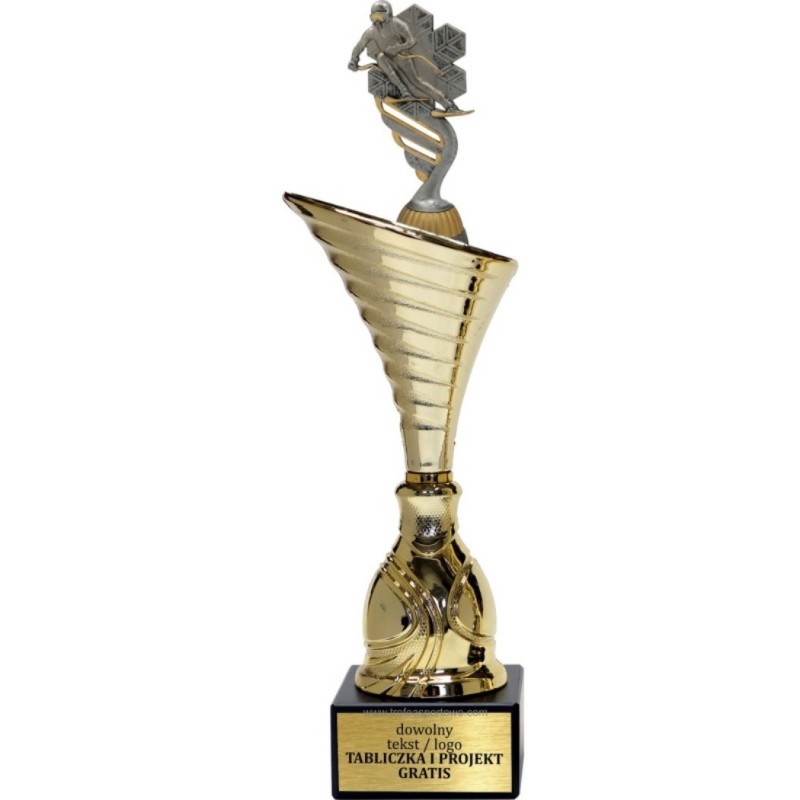 Puchar NT1000 z figurką narciarstwo sporty zimowe