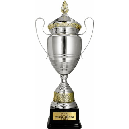 Puchar sportowy 1072 Złoto-srebrny 3 wysokości