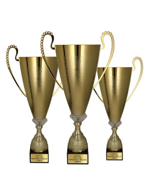 Puchar sportowy 1076 Złoty 3 wysokości