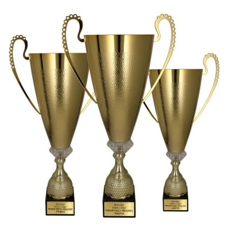 Puchar sportowy 1076 Złoty 3 wysokości