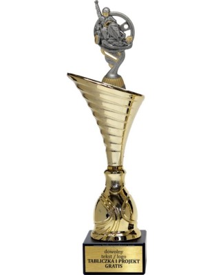 Złoty puchar z figurką karting- NT1000 puchar tematyczny z dyscypliną